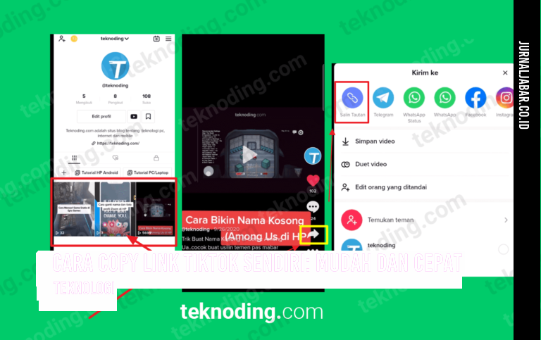 Cara Copy Link TikTok Sendiri: Mudah dan Cepat