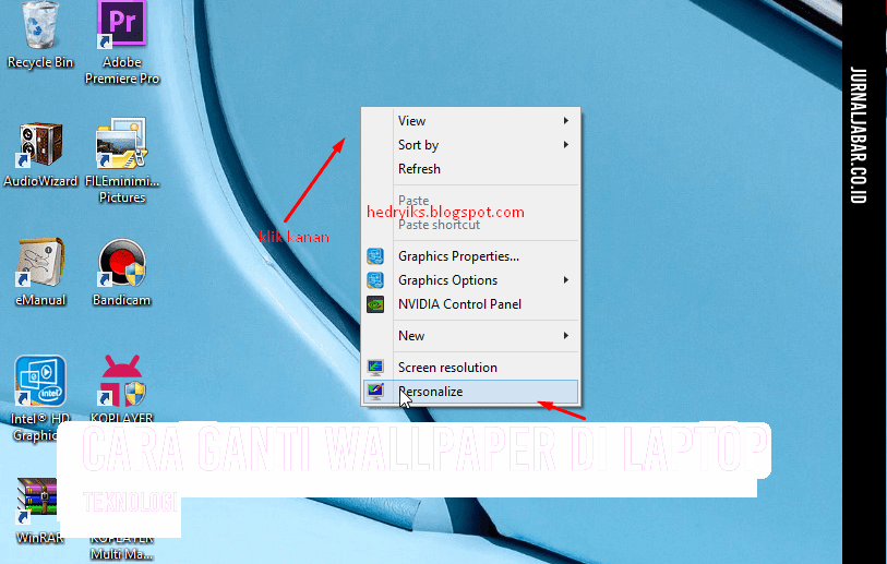 Cara Ganti Wallpaper di Laptop