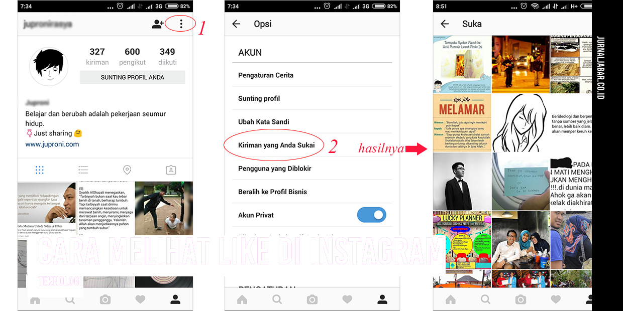 Cara Melihat Like di Instagram