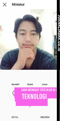 Cara Membuat Foto Blur di Instagram