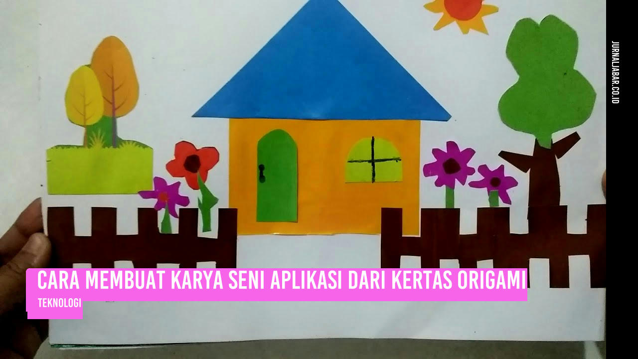 Cara Membuat Karya Seni Aplikasi dari Kertas Origami