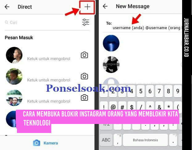 Cara Membuka Blokir Instagram Orang yang Memblokir Kita