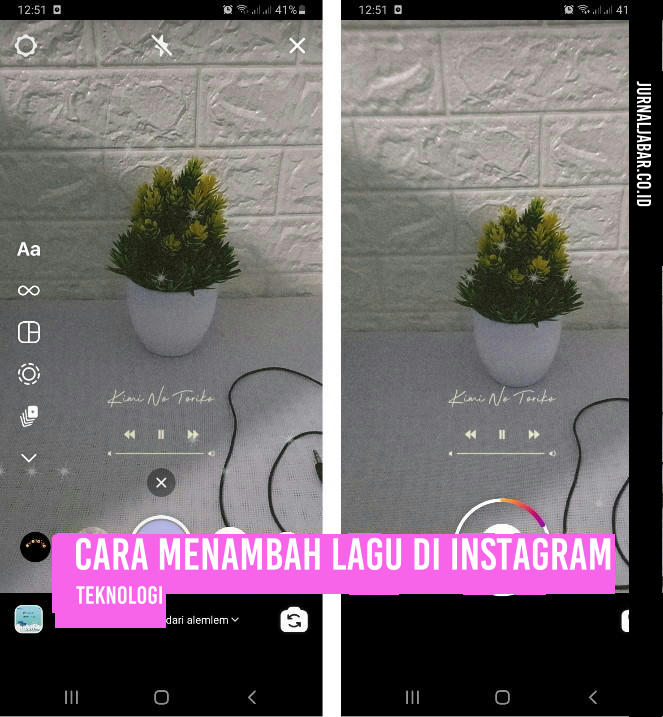 Cara Menambah Lagu di Instagram