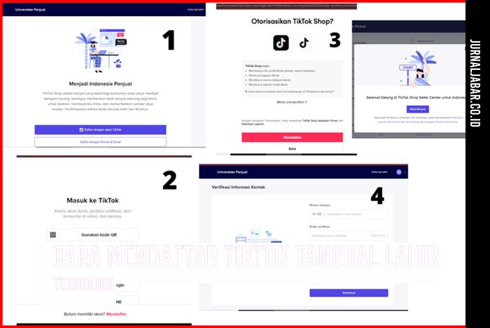 Cara Mendaftar TikTok Tanggal Lahir