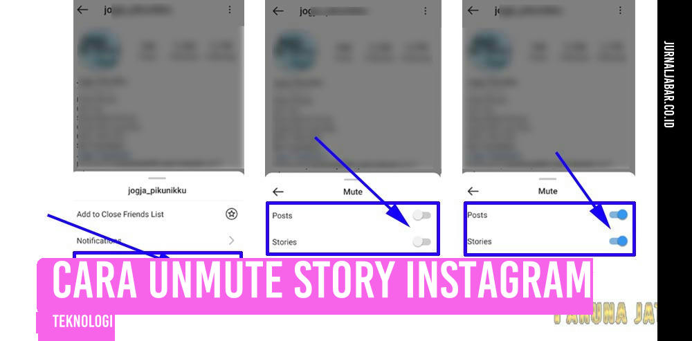 Cara Unmute Story Instagram