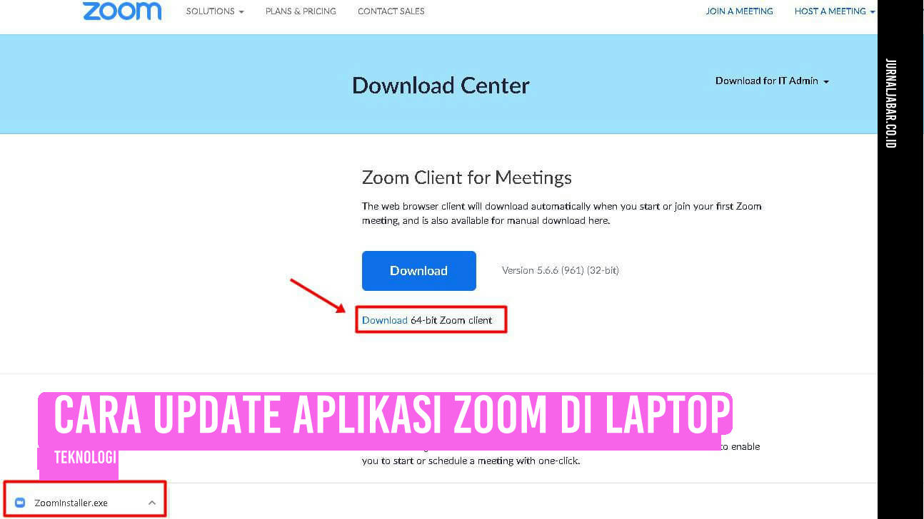 Cara Update Aplikasi Zoom di Laptop