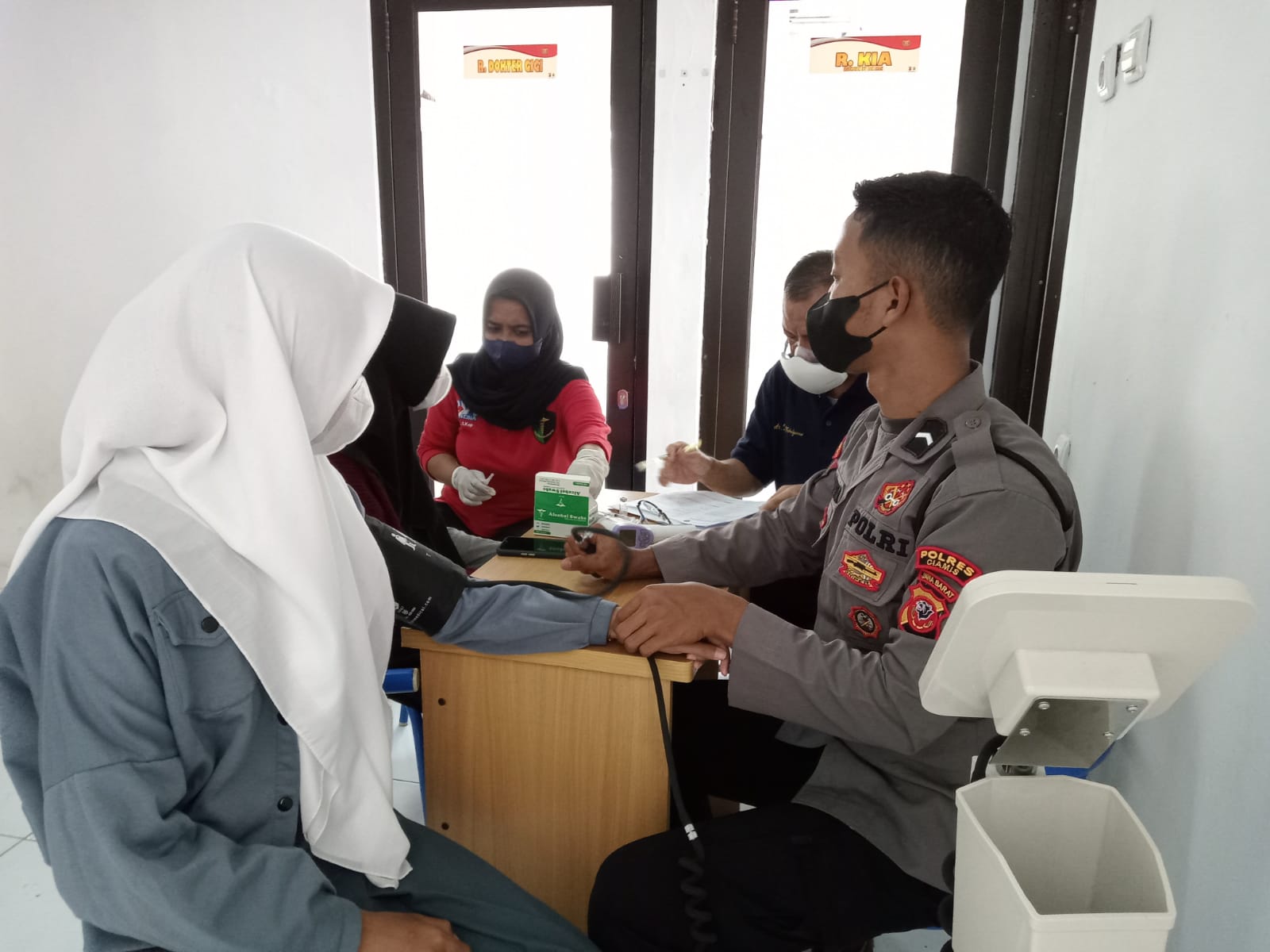 Polres Ciamis Terus Gencar Lakukan Vaksinasi kepada Masyarakat