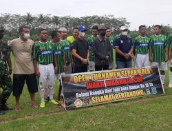 Nana Suryana Buka Turnamen Sepak Bola “Wakil Walkot Banjar Cup 2022”
