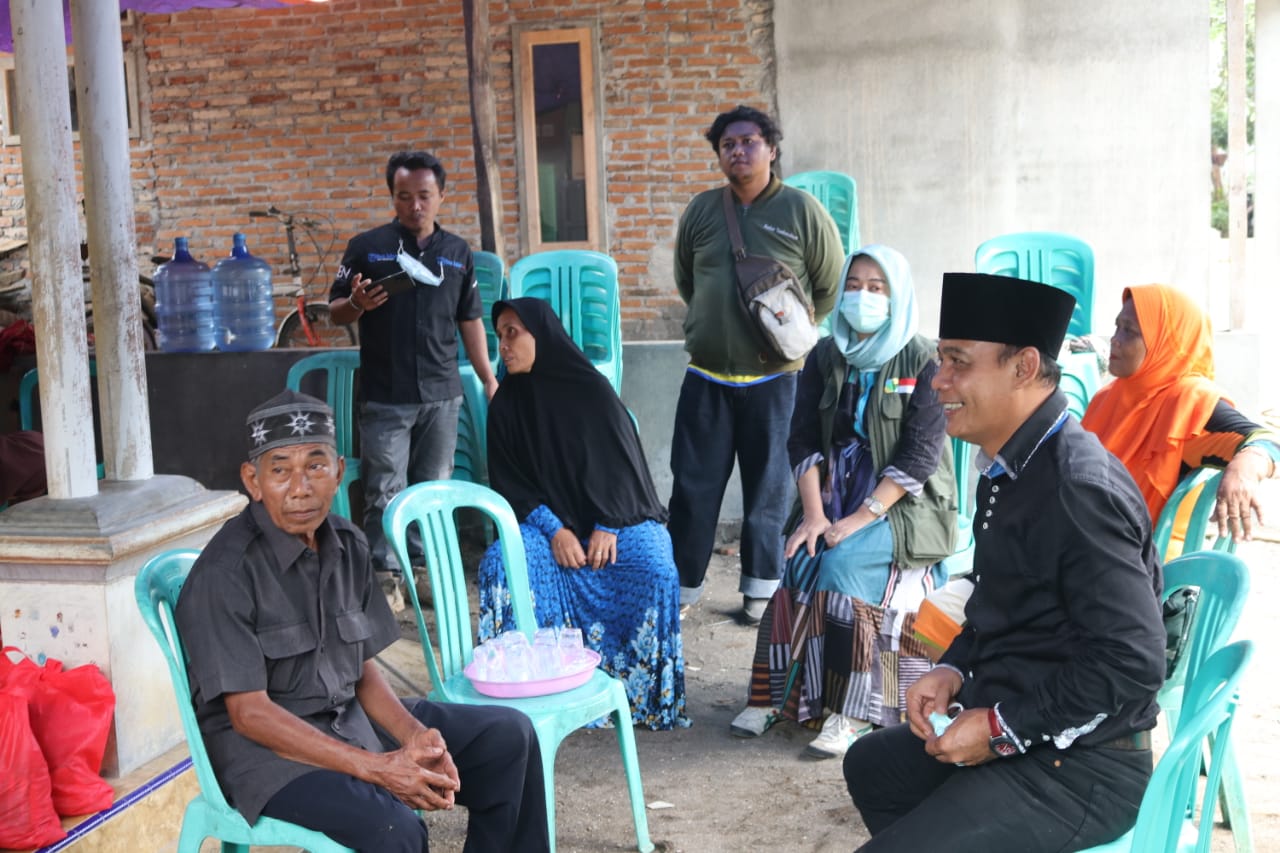 Moge Tabrak Anak Kembar, Ketua DPRD Pangandaran Kunjungi Keluarga Korban