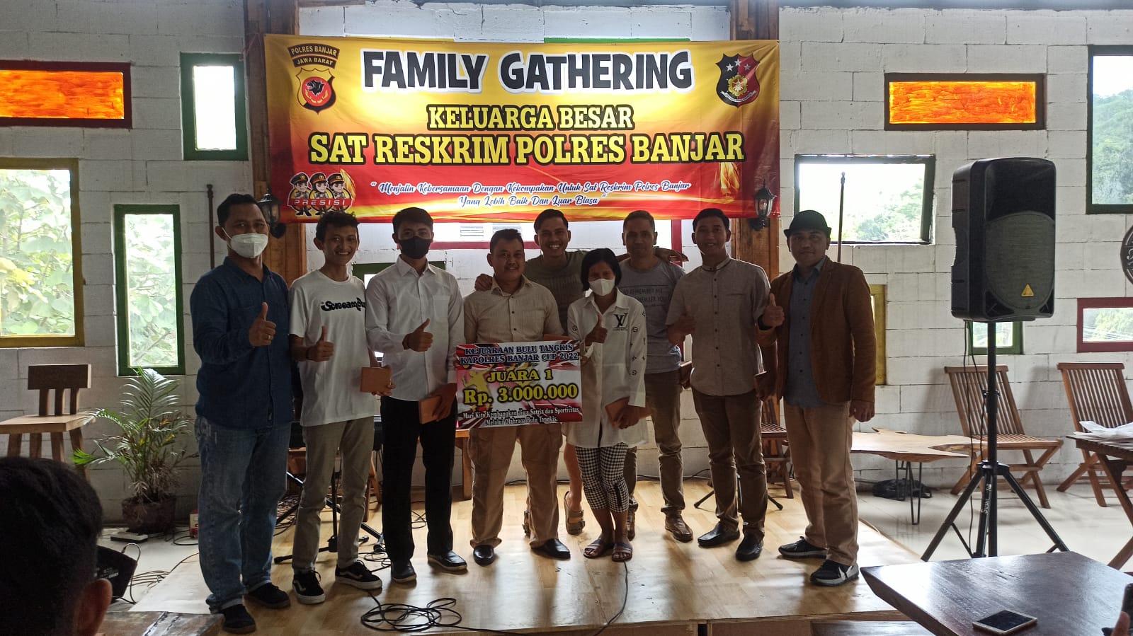 Jelang Ramadhan, Satreskrim Polres Banjar Family Gatering