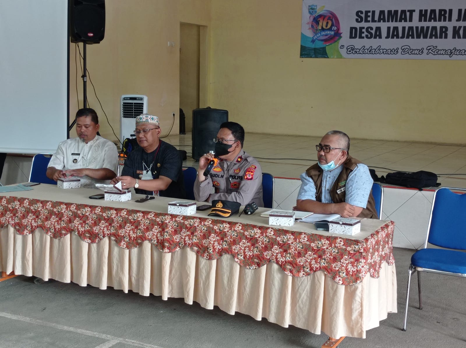Polsek Banjar Monitoring Bantuan Rutilahu Provinsi Jawa Barat Tahun 2022