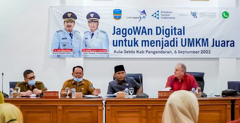 Puluhan Pelaku UMKM di Pangandaran Ikuti Trainner JagoWan Digital, Begini Ungkapan Ketua DPRD