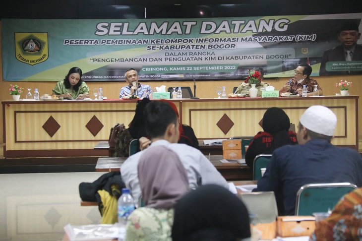 Diskominfo Kabupaten Bogor Lakukan Pembinaan Terhadap Kelompok Informasi Masyarakat